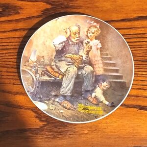 Knowles 1978 "The Cobbler" by Norman Rockwell Collection #1341AB
